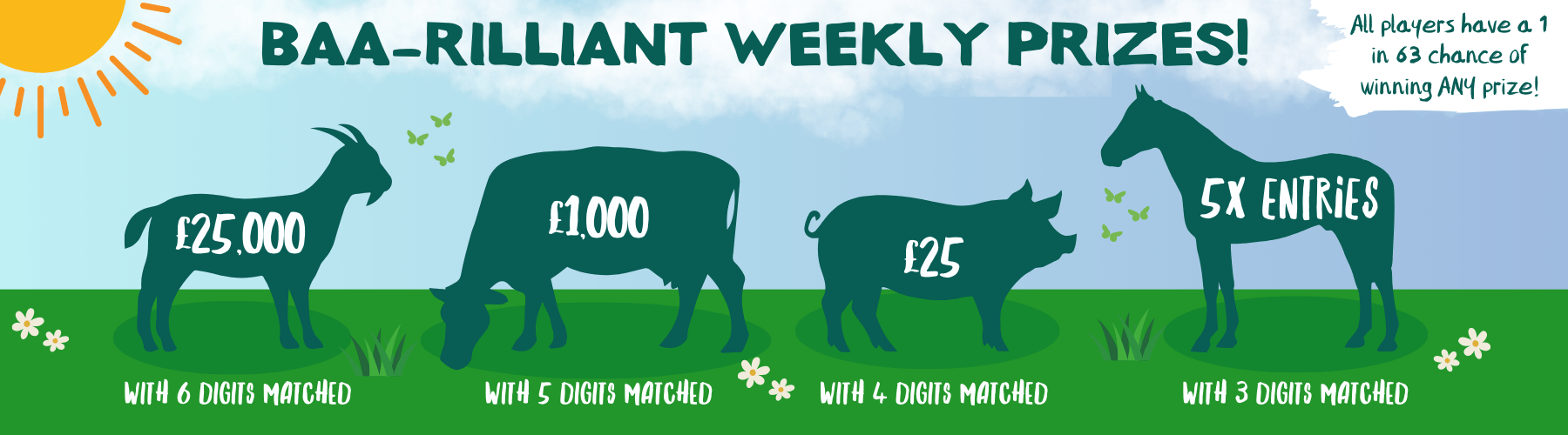 baa-rilliant weekly prizes!