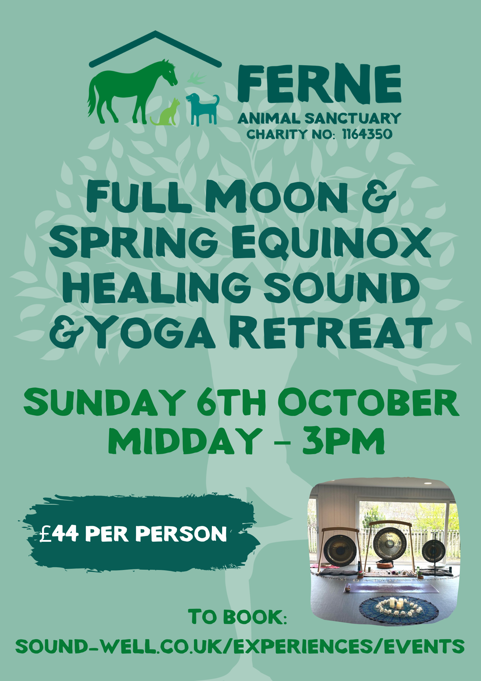 Full Moon & Spring Equinox Healing Sound & Yoga Retreat
