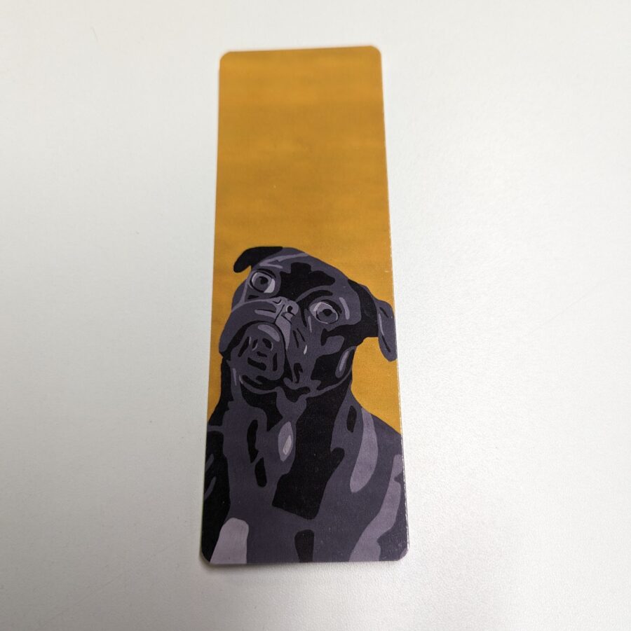 Mustard Pug Bookmark