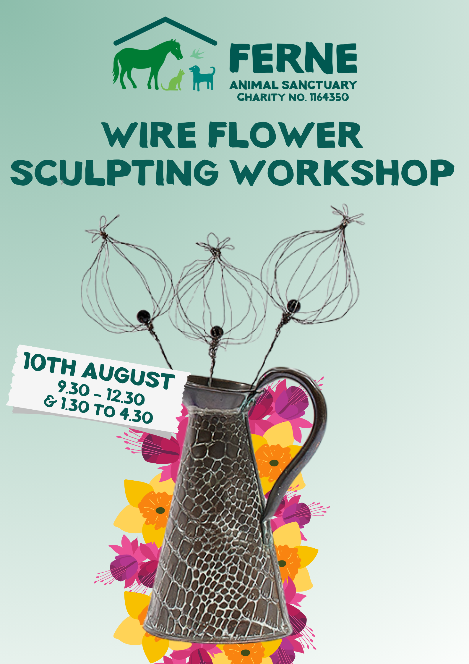 Wire Flower Sculpting Workshop