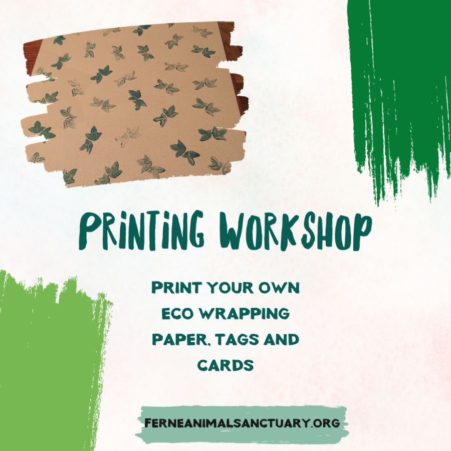 Printing workshop poster. Printed paper