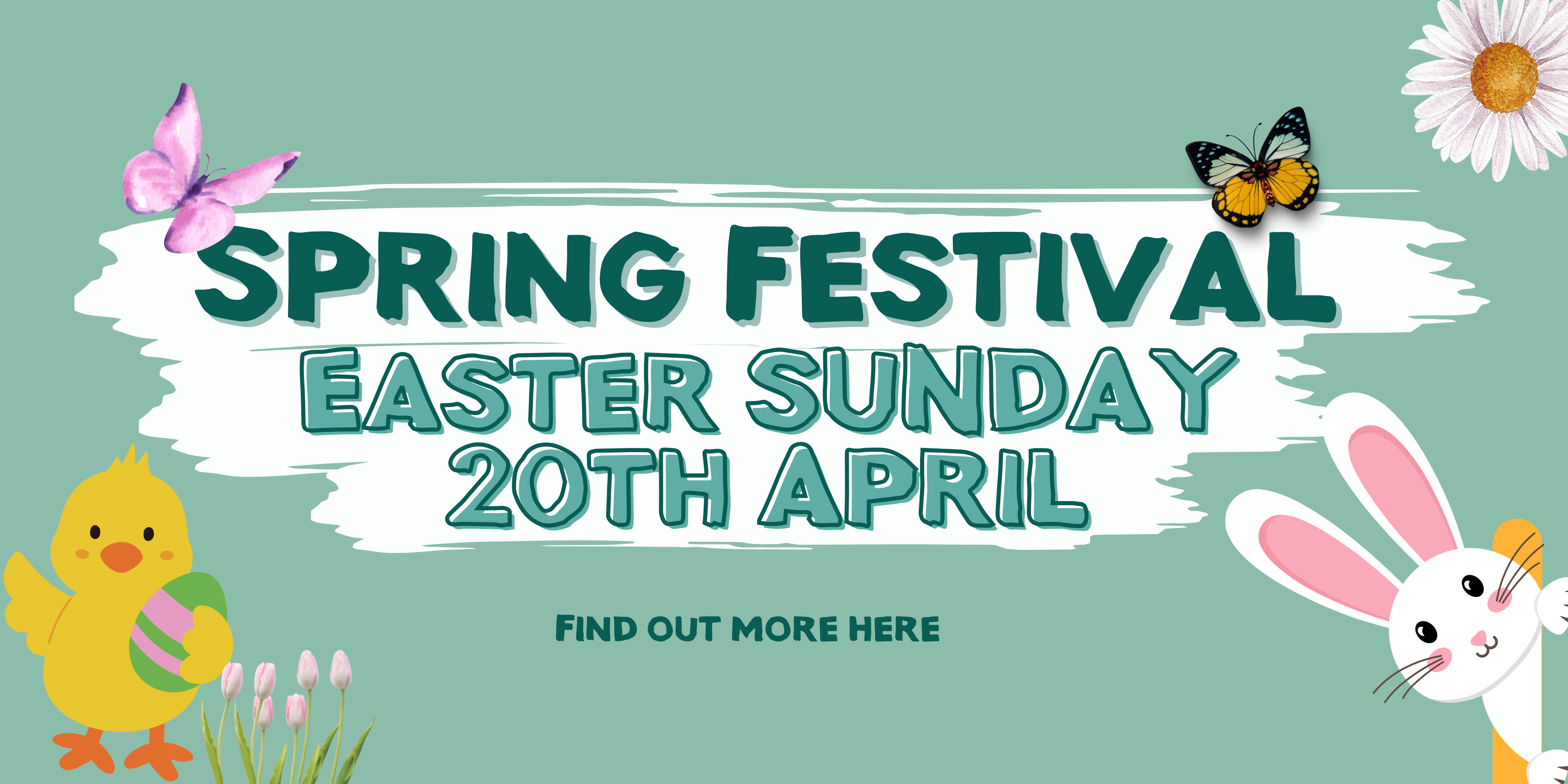 Ferne animal sanctuary spring festival banner
