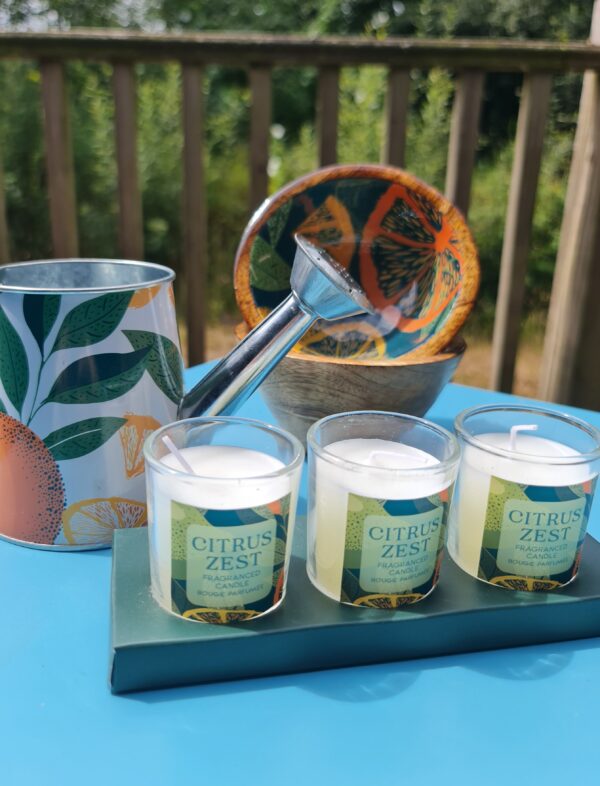 Citrus Zest Candle (set of 3)