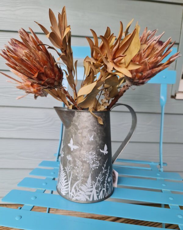 Butterfly and flower Design Jug Vase