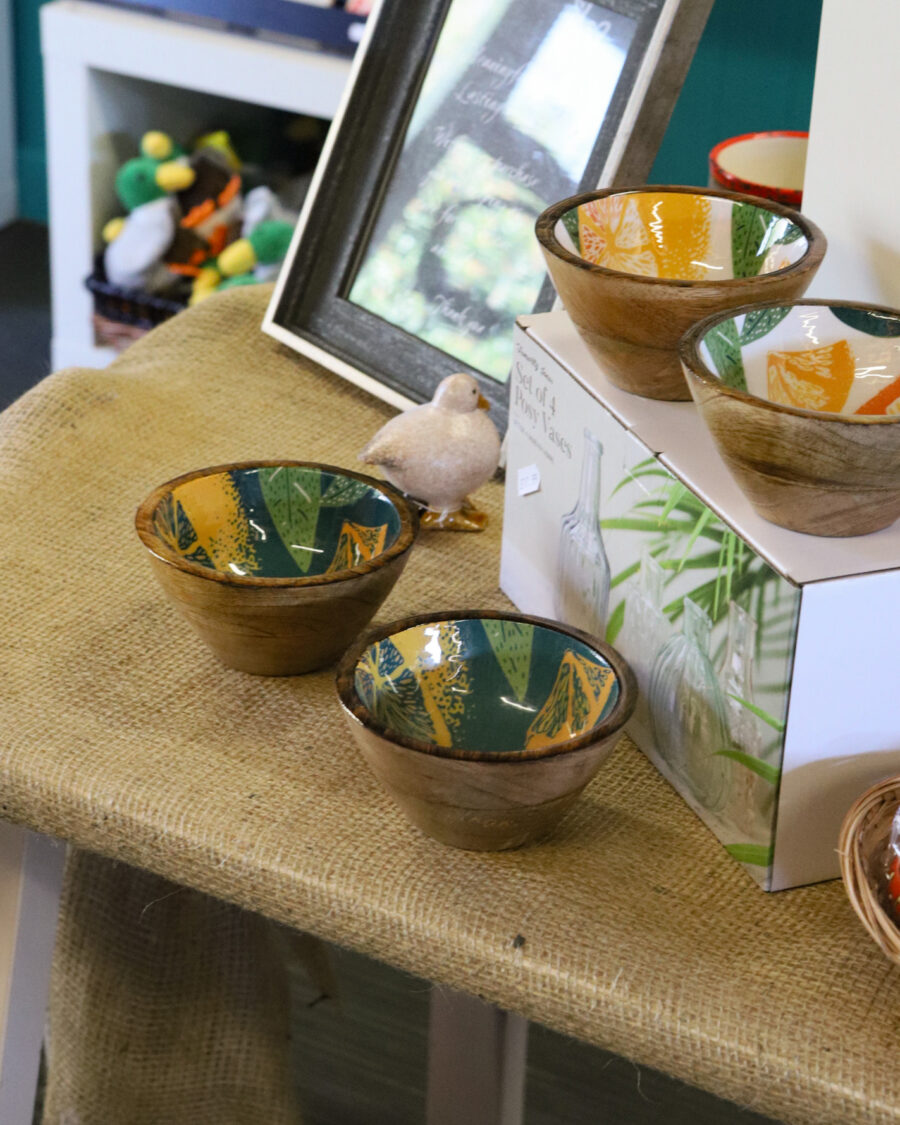 Citrus enamelled bowl
