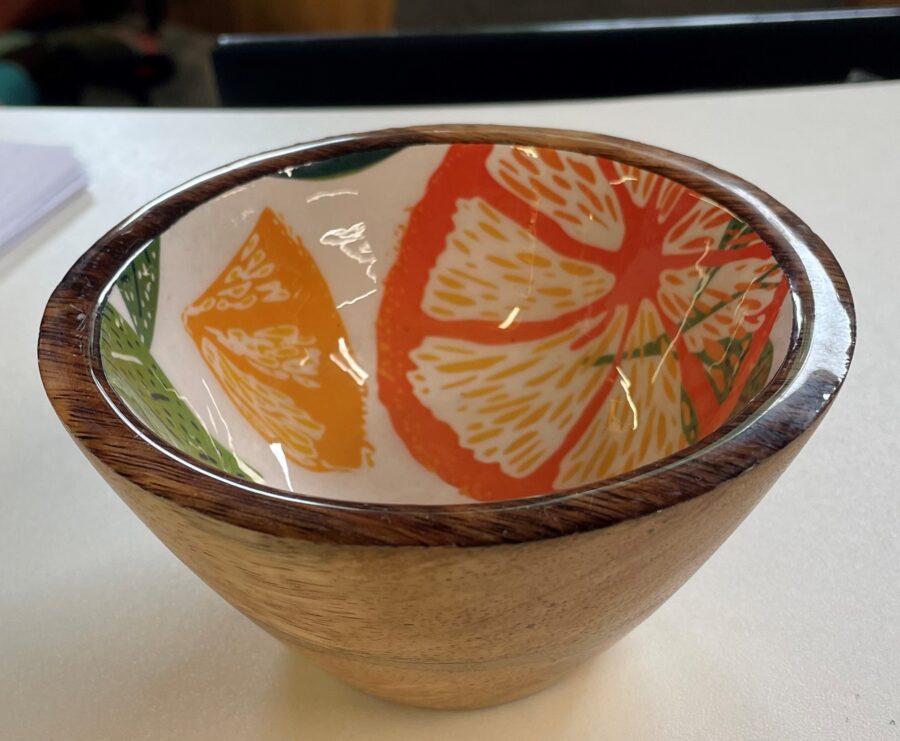 Citrus Enamelled Bowl