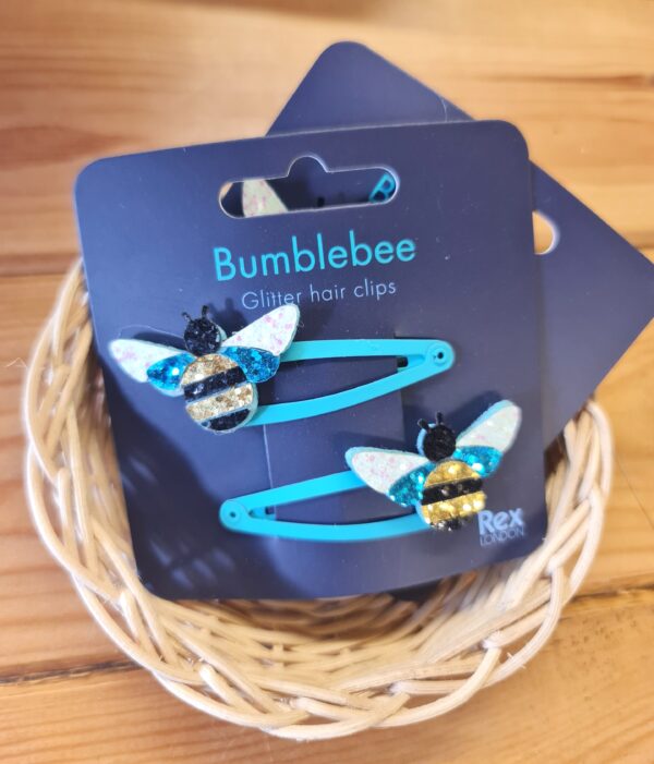 Bumblebee hair clips
