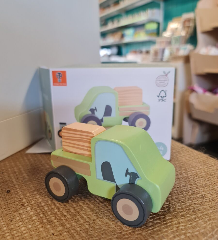 Wooden First Push Along Farm Truck - Image 2