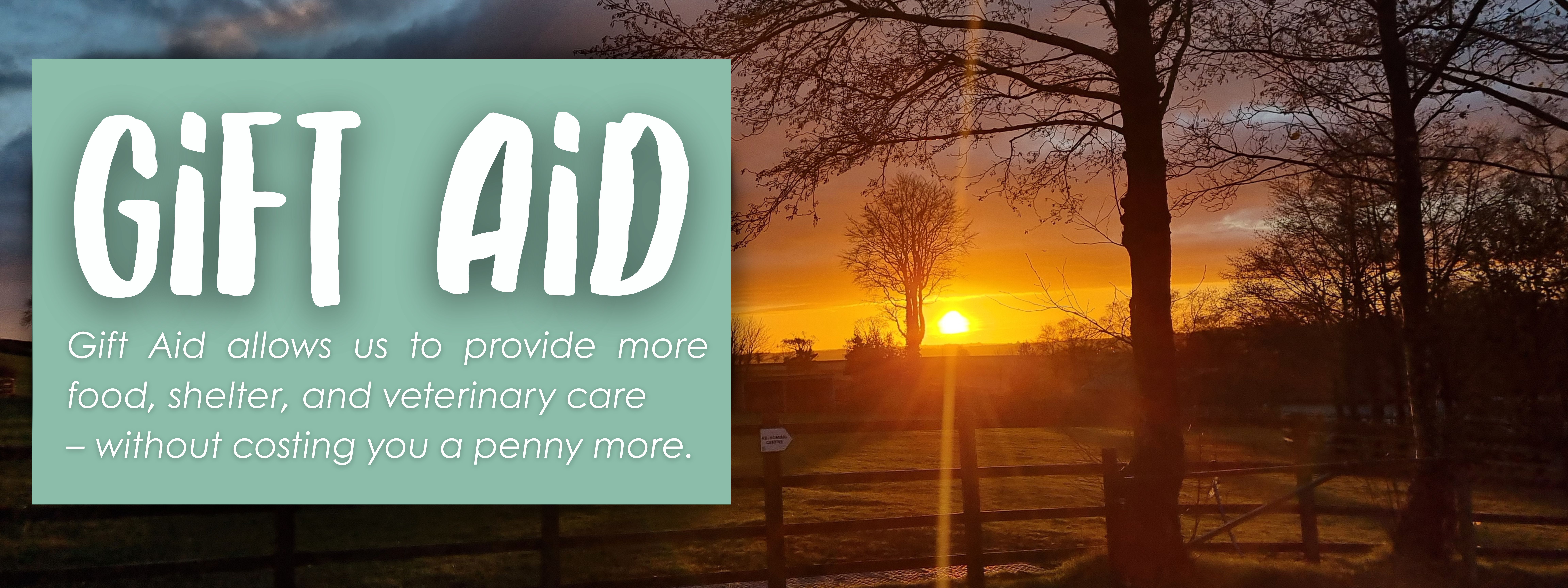 Gift aid Web page