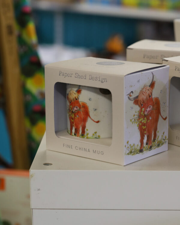Highland cow mug