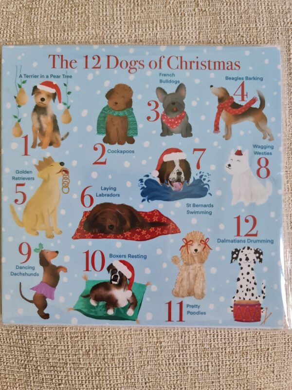 Ferne Christmas Cards Pack of 10 - The 12 Dogs of Christmas