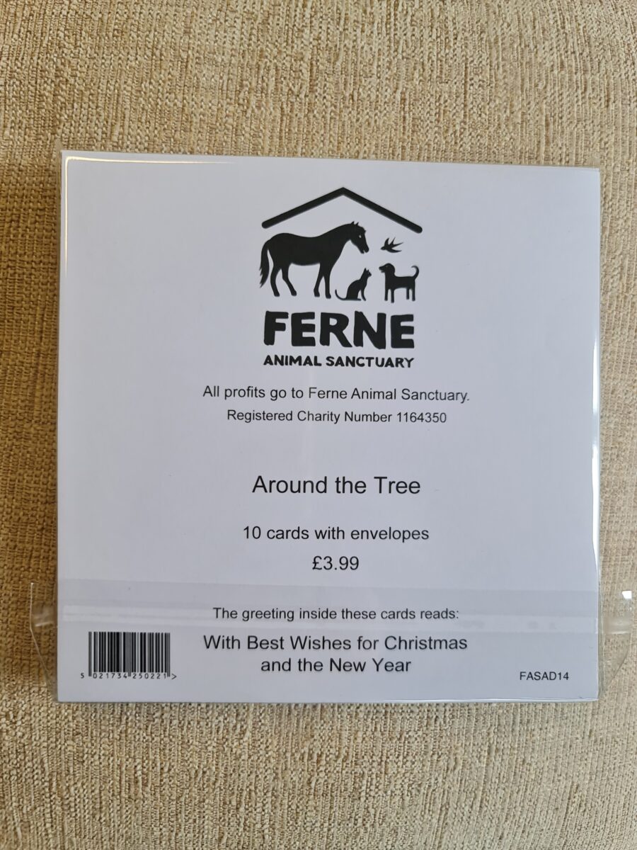 Ferne Christmas Cards Pack of 10 - Around The Tree - Image 2