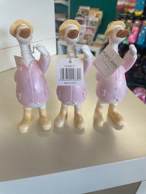 Raincoat Duck ornament 13cm