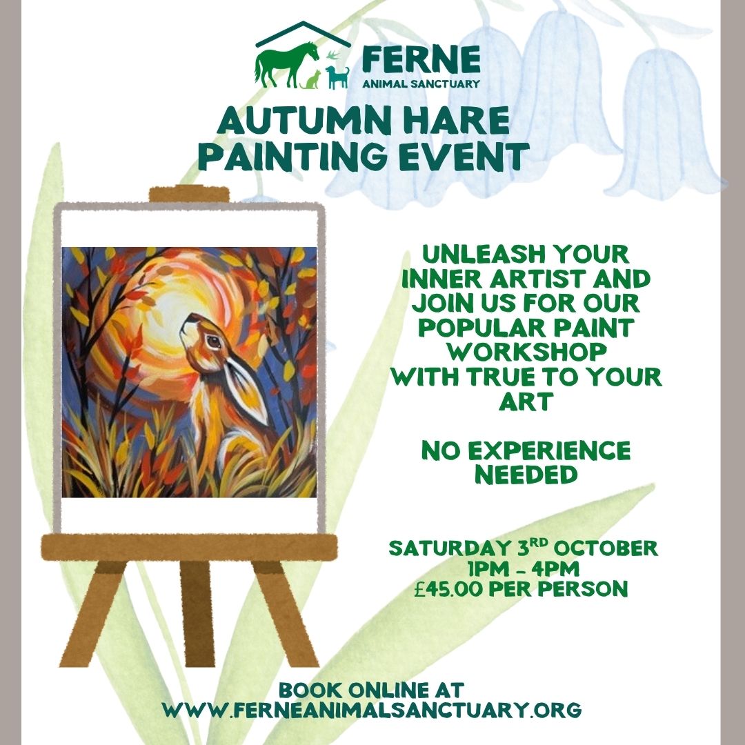 True To Your Art Autumn Hare Paint Event