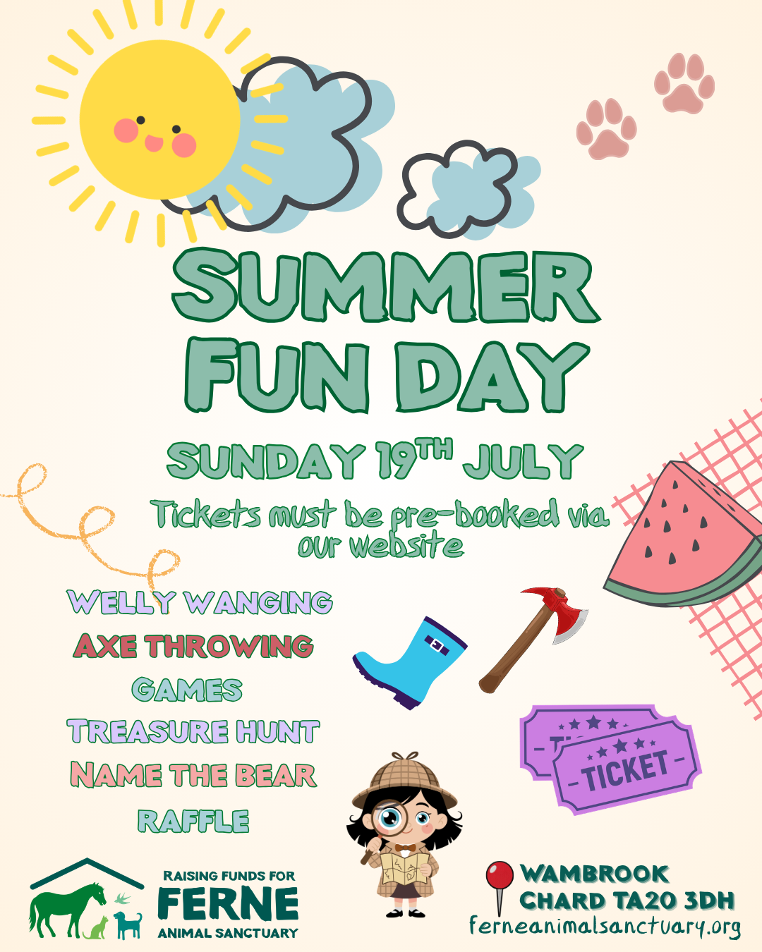 Summer Fun day at Ferne Animal Sanctuary Summer fun day at Ferne animal Sanctuary