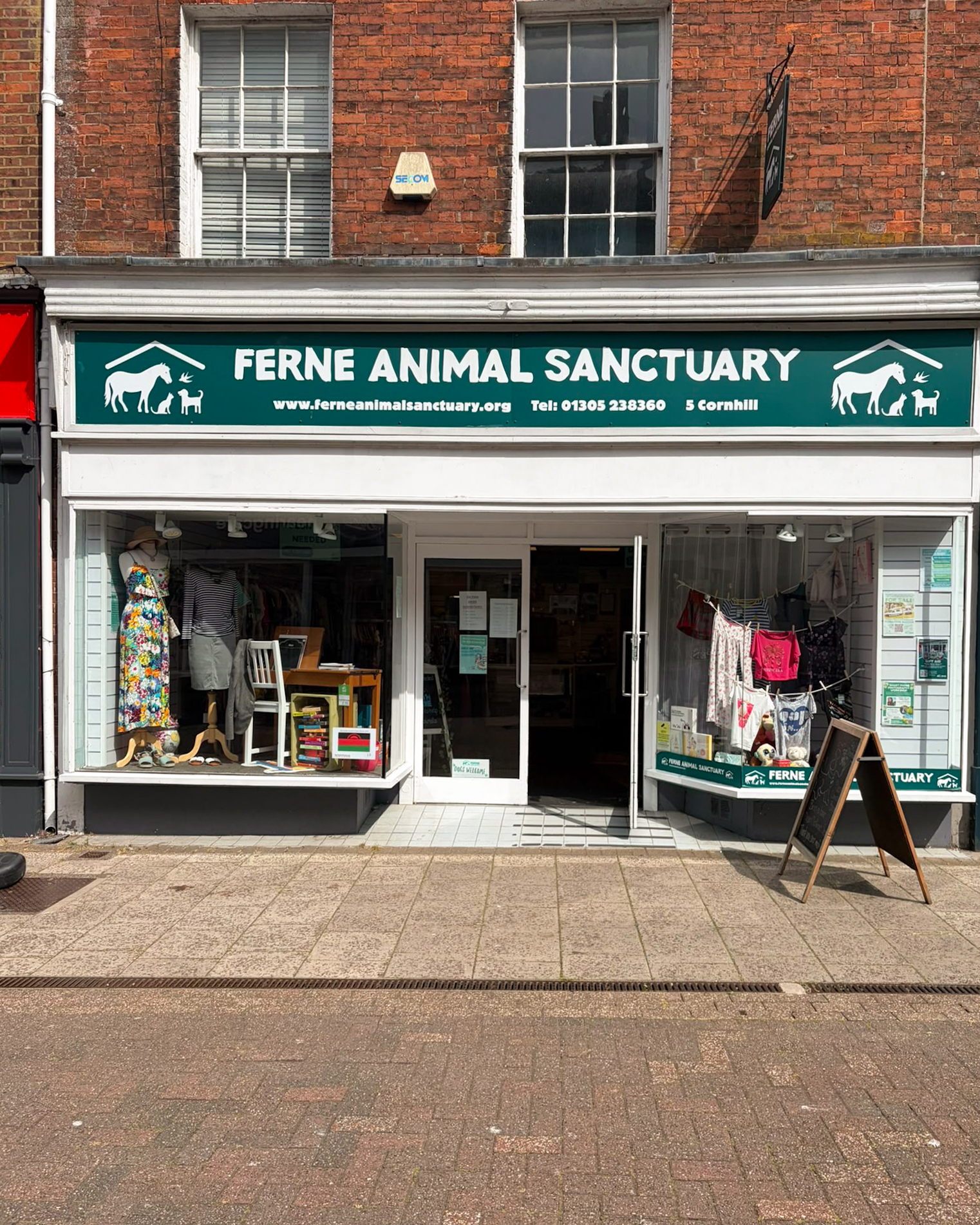 Ferne charity shop Dorchester