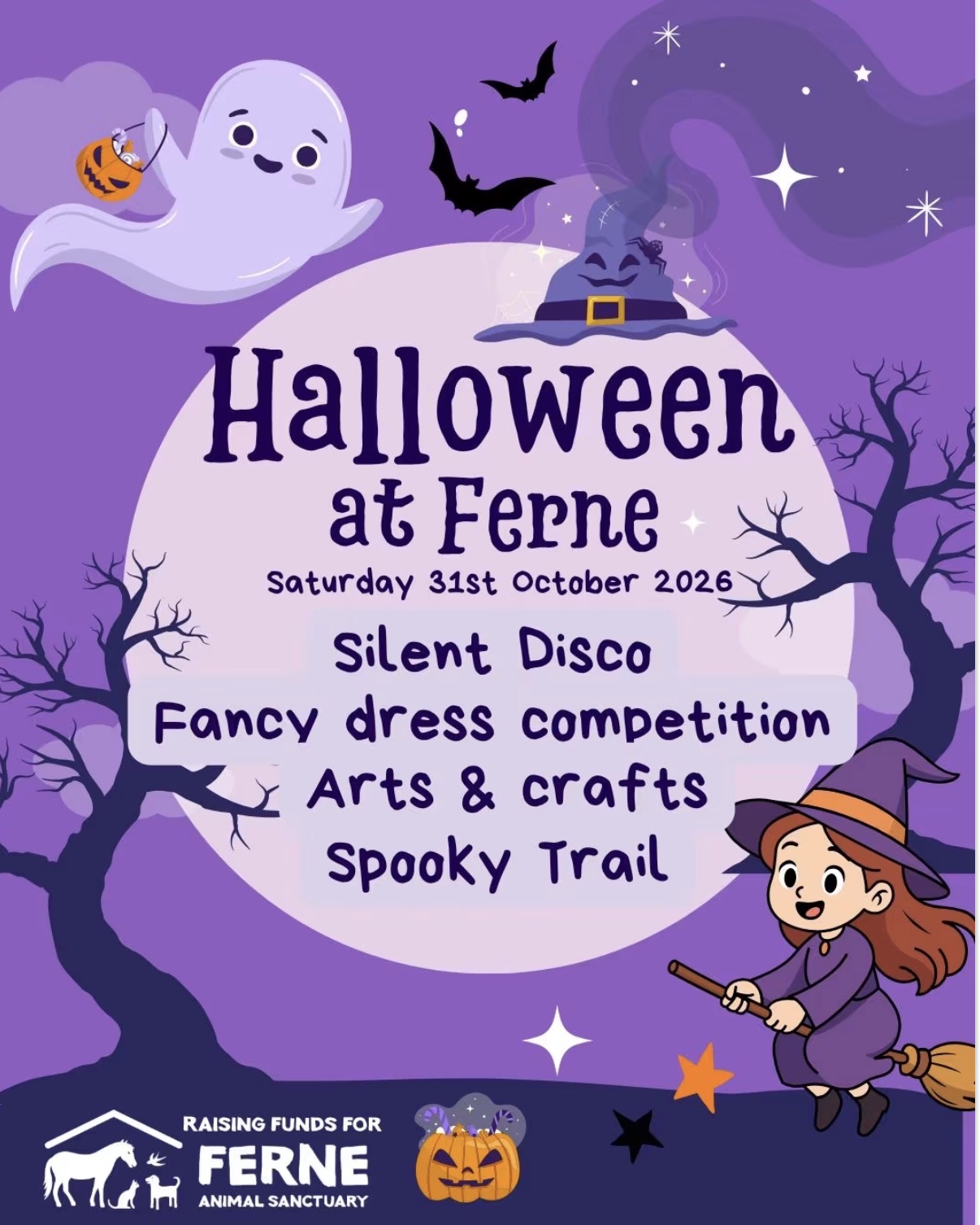 Screenshot Halloween event at Ferne Animal Sanctuary